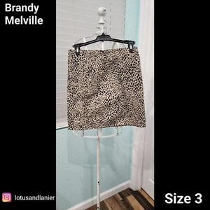 Minifalda Brandy Melville Juniors Cheetah Talla 3 - Imagen 1 de 5
