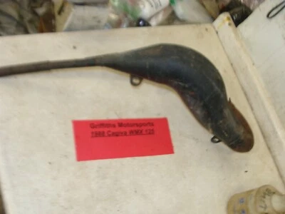 Cagiva WMX 125 1988 tubo de escape cámara de expansión fabricante de equipos originales Ahrma 49052 Foto 1 de 4