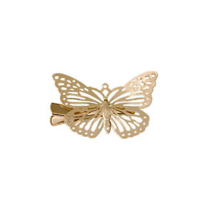 Butterfly Hair Clips Gold Silver Butterfly Hairpins Barrette Accessories