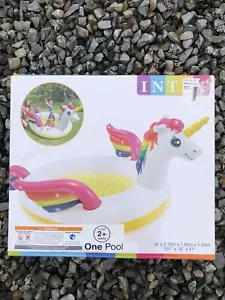🔥 Intex Mystic Unicorn Inflatable Baby Spray Swimming Pool Family Fun - NEW! 🔥 - Picture 1 of 1