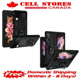 Coque rigide support anneau magnétique hybride pour Samsung Z Flip / Z Fold 3 4 5 6 - Photo 1 sur 7