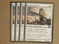 MTG Card - 4 x Crusader of Odric - Magic 2013 M13 - Unco - NM