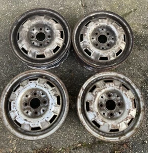 4 Original VW Golf 1 I Golf1 Stahlfelgen 4,5J 13" ET45 Typ 17 1979 Oldtimer H - Bild 1 von 14