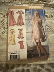 Simplicity 2739 Sewing Pattern Pyjamas Dressing Gown Nightgown Nightdress M L XL - Picture 1 of 4