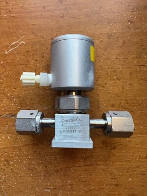 Swagelok Pneumatically Actuated 6LV-DAFR4-P-C Valve 316 Stainless VCR Metal USA - Image 1 of 4