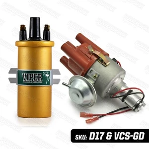 Air Cooled VW Electronic Distributor Gold Dry Coil for Camper Bus Bay Beetle - Picture 1 of 11