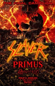 Slayer gerahmt Welttournee Poster - Bild 1 von 2