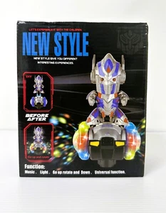 Toy-New Style Dancing Optimus 🌟Music🌟Light🌟Go up rotate and down🌟Universal - Picture 1 of 6