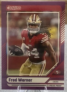 2024 Donruss Purple Fred Warner - Picture 1 of 2