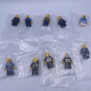Lego Minifigures Lot Of 10 Law Enforcement Police Sheriff Marshall Security #4 - Picture 1 of 12