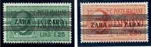 Italian Stamp Deutsche Besetzung 1943 Zara Mi# 37/38 pair set MNH - Picture 1 of 1