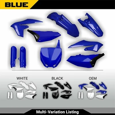 Yamaha YZ 65 2018 2019 2020 2021 Black / White / Blue Plastic Body Kit Foto 1 de 4