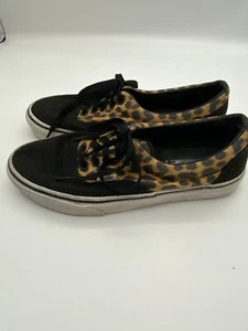 Vans Old Skool Leopard Black Low Top Men’s 6.5 Women’s 8 - Picture 1 of 8