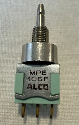 Alcoswitch MPE106F Splashproof SPDT Momentary Switch - Japan - Image 1 of 3