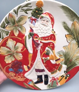 Fitz And Floyd “ Regal Holiday” Set Of 2 Collectible Plates - Picture 1 of 6
