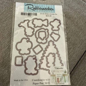 Rubbernecker WINTER Animals Die Set - Picture 1 of 2