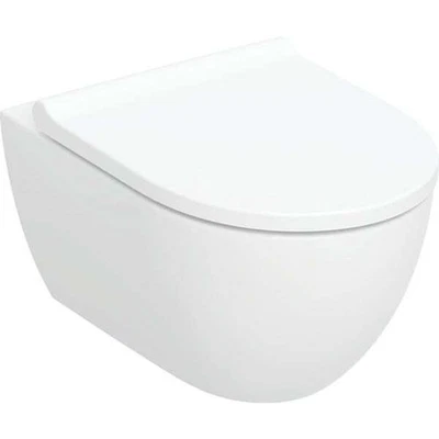 Geberit Acanto Wand-WC-Set, inklusive WC-Sitz, Tiefspüler, TurboFlush, - Bild 1 von 4