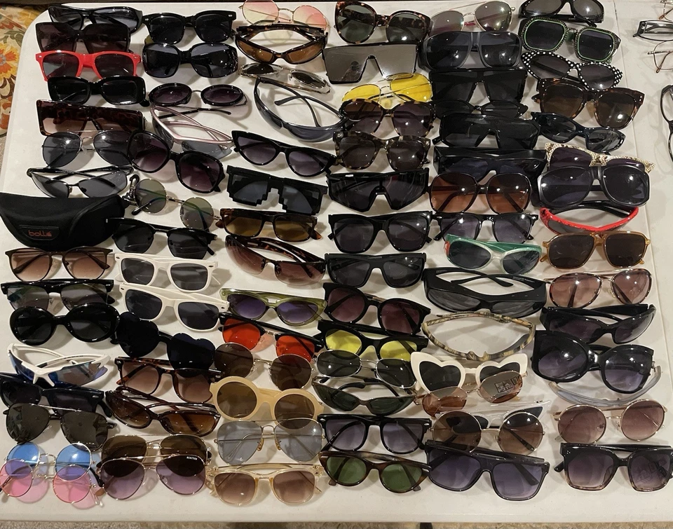 Lote de 89 Gafas de sol Hombre’s Mujer’s Diseñador Niños Unisex Steve Madden Bolle  Foto 1 de 4