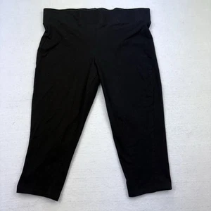 Pantalones cortos elásticos capri de motociclista negros leggings Torrid para mujer talla 1 - Imagen 1 de 10