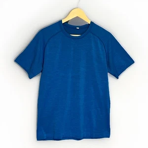Mens Lululemon T.H.E. Crew Blue T-Shirt Size Medium - Picture 1 of 5