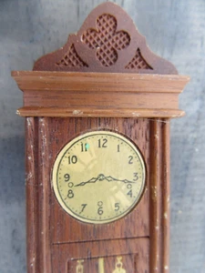 Strombecker Playthings Genuine Walnut Doll House Furniture Grand Father Clock - Picture 1 of 5