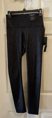 Leggings Simply Vera Wang negros tiro alto de cuero sintético talla pequeña nuevos con etiquetas Foto 1 de 4
