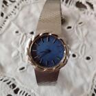 SEIKO Quartz Antique Round Blue Dial Vintage Ladies Wristwatches B4325