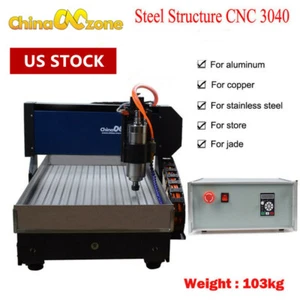 Steel CNC 3040Z-DQ 3axis Router Engraving Cutting Machine USB Mach 3 CNC Machine - Picture 1 of 12