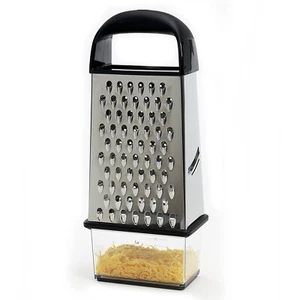 Good Cook Touch Stainless Steel Box Grater with Catcher - Picture 1 of 2