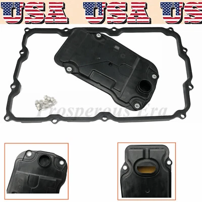 Black Transmission Oil Filter Kit Fits For Lexus LX570 2008-2015 3533060060 US Foto 1 de 4