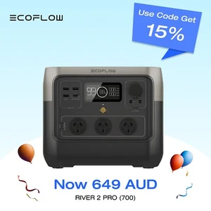 ECOFLOW River 2 Pro(700) 716Wh Power Station 1600W Max 230V Solar Generator - Picture 1 of 14