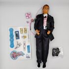 Vintage Sparkle Surprise Ken Doll With Accessories Tuxedo 1991 Mattel