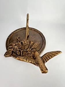 VTG 1980s White Swan HUMMINGBIRD Bronze Sundial 2162 USA Made New In Box (LK) - Picture 1 of 4