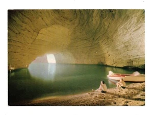 GARGANO VIESTE GROTTA DEI COLOMBI CARTOLINA VINTAGE ANIMATA NON VIAGGIATA FG - Imagen 1 de 2