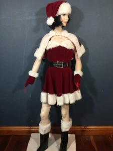 Sexy Ayudante de Papá Noel en Pana Disfraces para Mujer para Navidad - Imagen 1 de 5