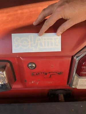 Calcomanía de vinilo reproducción convertible Honda Prelude Solaire 79-82 Foto 1 de 3