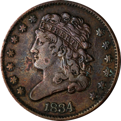 1834 Half Cent Great Deals From The Executive Coin Company Cover