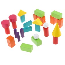 32pcs Geometric Solids Toy Student Math Geometry Learning Educational Model