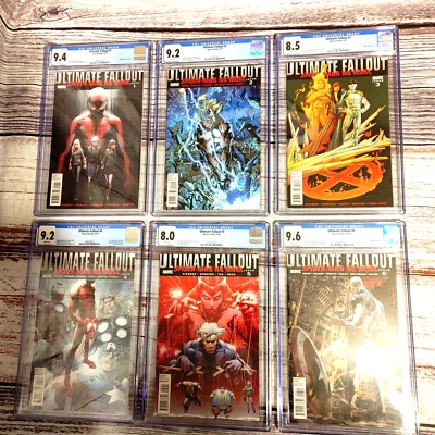 Ultimate Fallout Lot of 6 CGC Graded Comics. #'s 1-6. All 1st Print/White Pages. - Image 1 of 4
