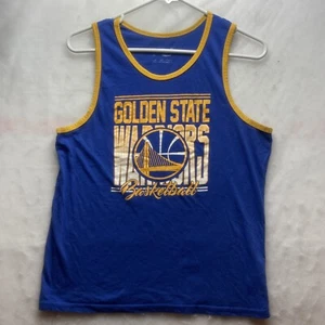 Golden State Warriors Gr. Small-Medium blau Baumwolle lässig ärmellos Tank Top - Bild 1 von 5