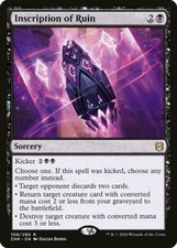 FOIL Inscription of Ruin | MtG Magic Zendikar Rising | English | NM