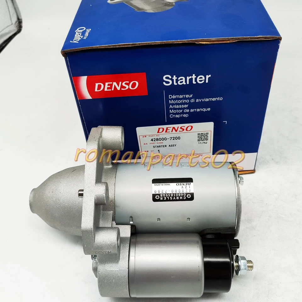 Arranque DENSO 428000-7200 4801839AB para Dodge Avenger Journey Grand Caravan 3.6 Foto 1 de 4
