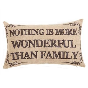 Wonderful Family Pillow by K & K Interiors #12220A - Picture 1 of 1
