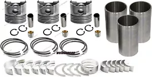 Overhaul Rebuild Kit (NO Gasket Valves Kit) For Kubota D1402 Engine Mustang 342 - Picture 1 of 3