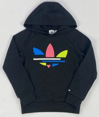 NUEVA Sudadera con Capucha Adidas XS Trifoil para Niñas Jóvenes Foto 1 de 2