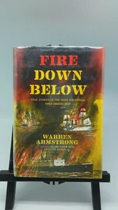Fire Down Below by Warren Armstrong HC DJ EXLIB - Picture 1 of 8