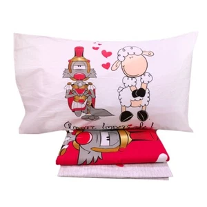 Eic-Pi HAPPY PEOPLE Amore Imperiale red duvet cover set - Picture 1 of 1