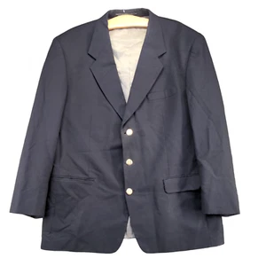Dario di Napoli Men's Single Breasted Blazer Suit Jacket Blue 44 Pure Wool - Picture 1 of 15