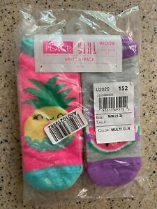 NWT Children's Place Girls Ankle sock 6-pack, MEDIUM Show Size 1-2