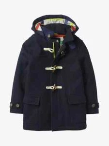 Mini Boden Boys' Duffle Coat, Navy - Picture 1 of 7